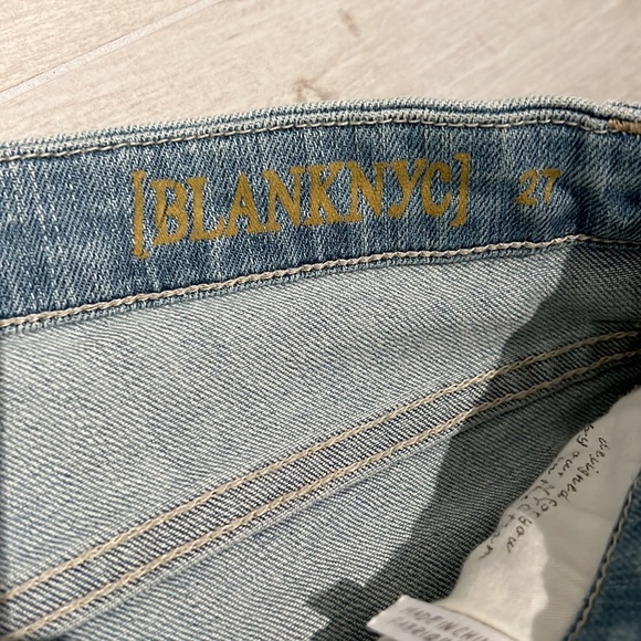 NWOT Blank Nyc Embroidered Jean Cutoff Shorts 27 - Picture 8 of 8